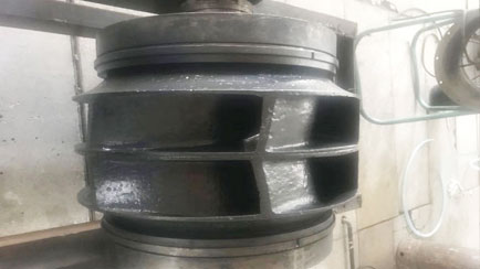 水性石墨烯重防腐工艺应用于热水循环泵叶轮
